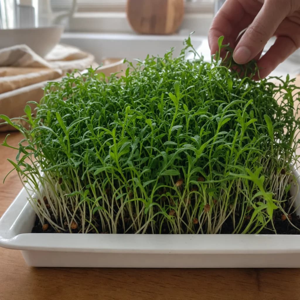 Arugula microgreens