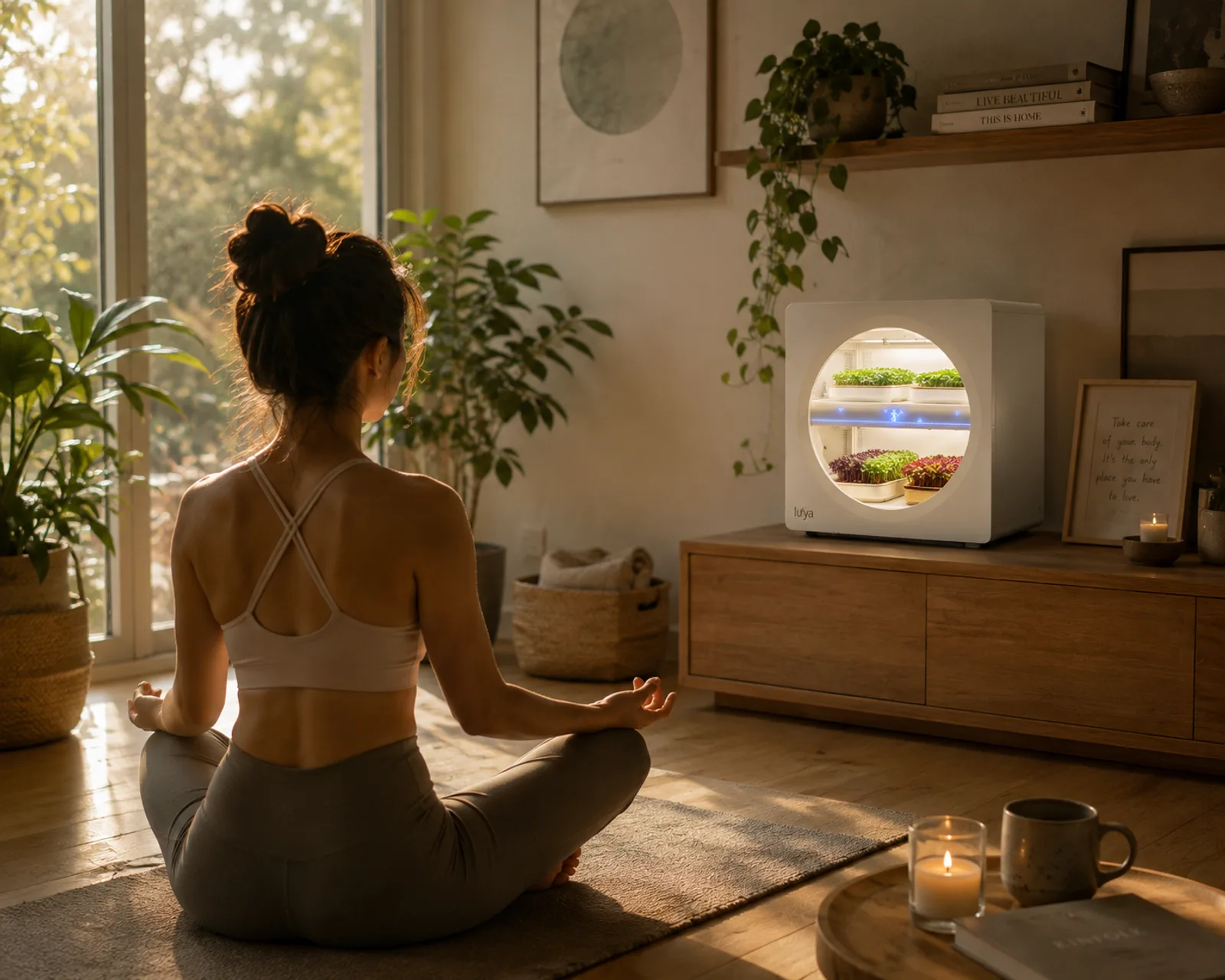 A quiet corner at home, concept scene