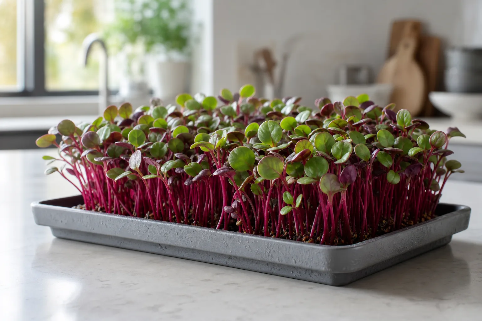 Beet Microgreens: Earthy, Colorful and Nutritious