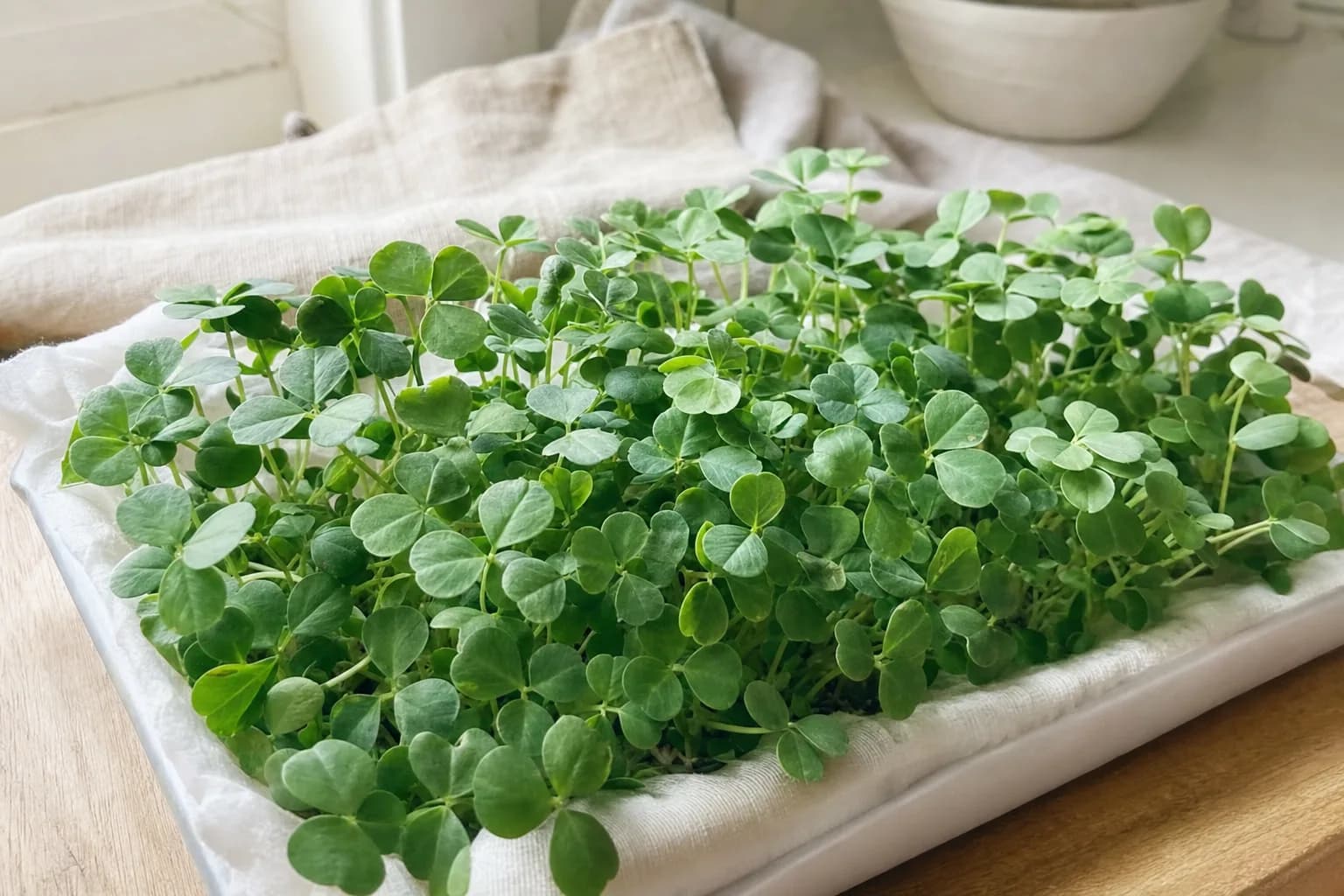 Clover Microgreens: Crunchy, Nutty, and Slower Than You Expect