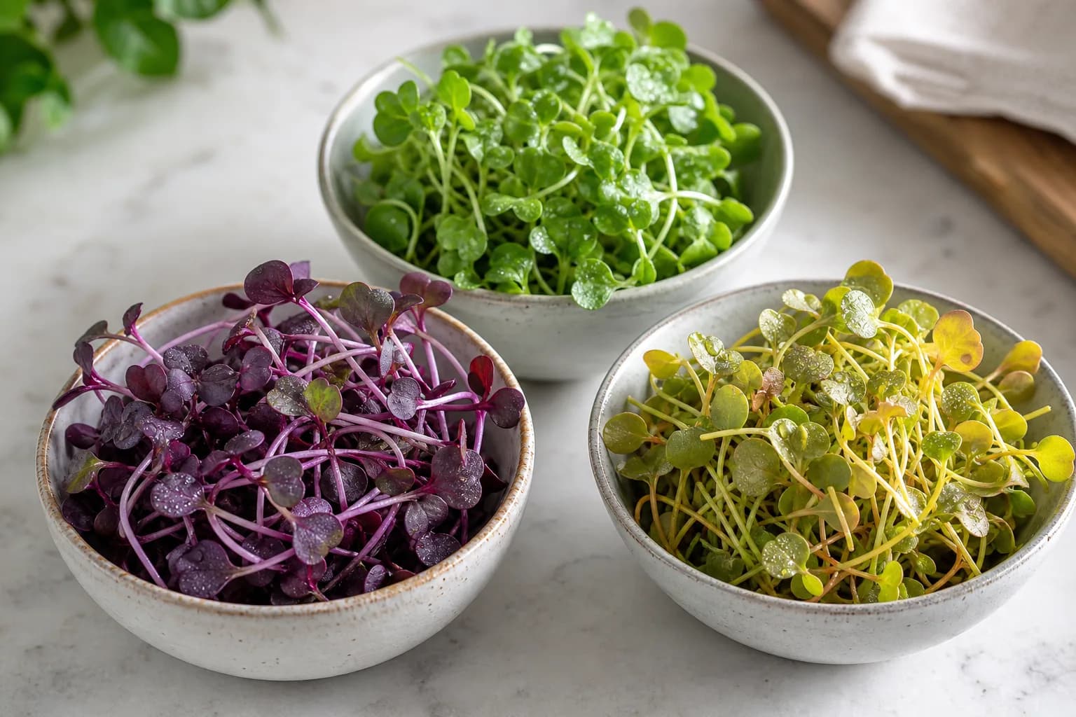 Microgreen Color and Taste: The Science of Pigments