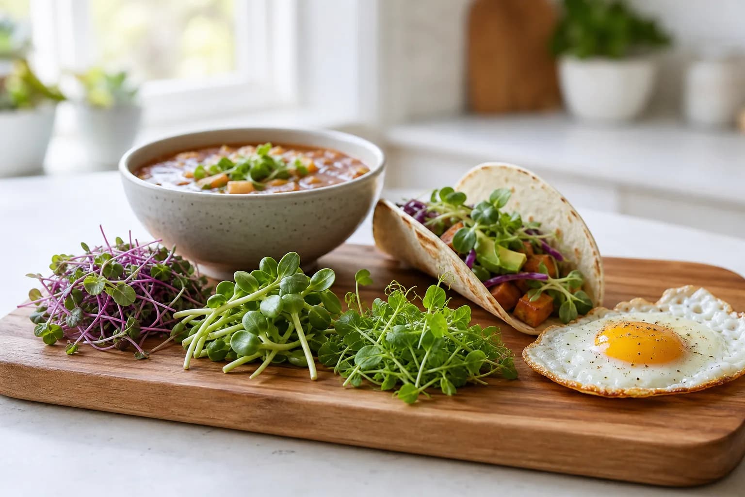 Microgreens Flavor Pairing: What to Put Them On