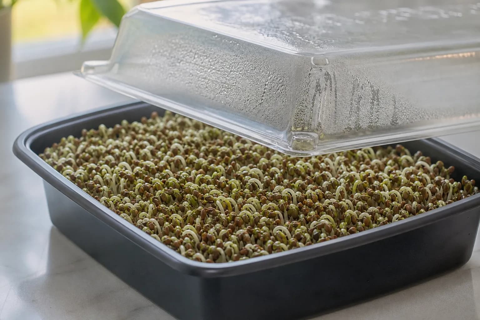The Blackout Method: Better Microgreen Germination