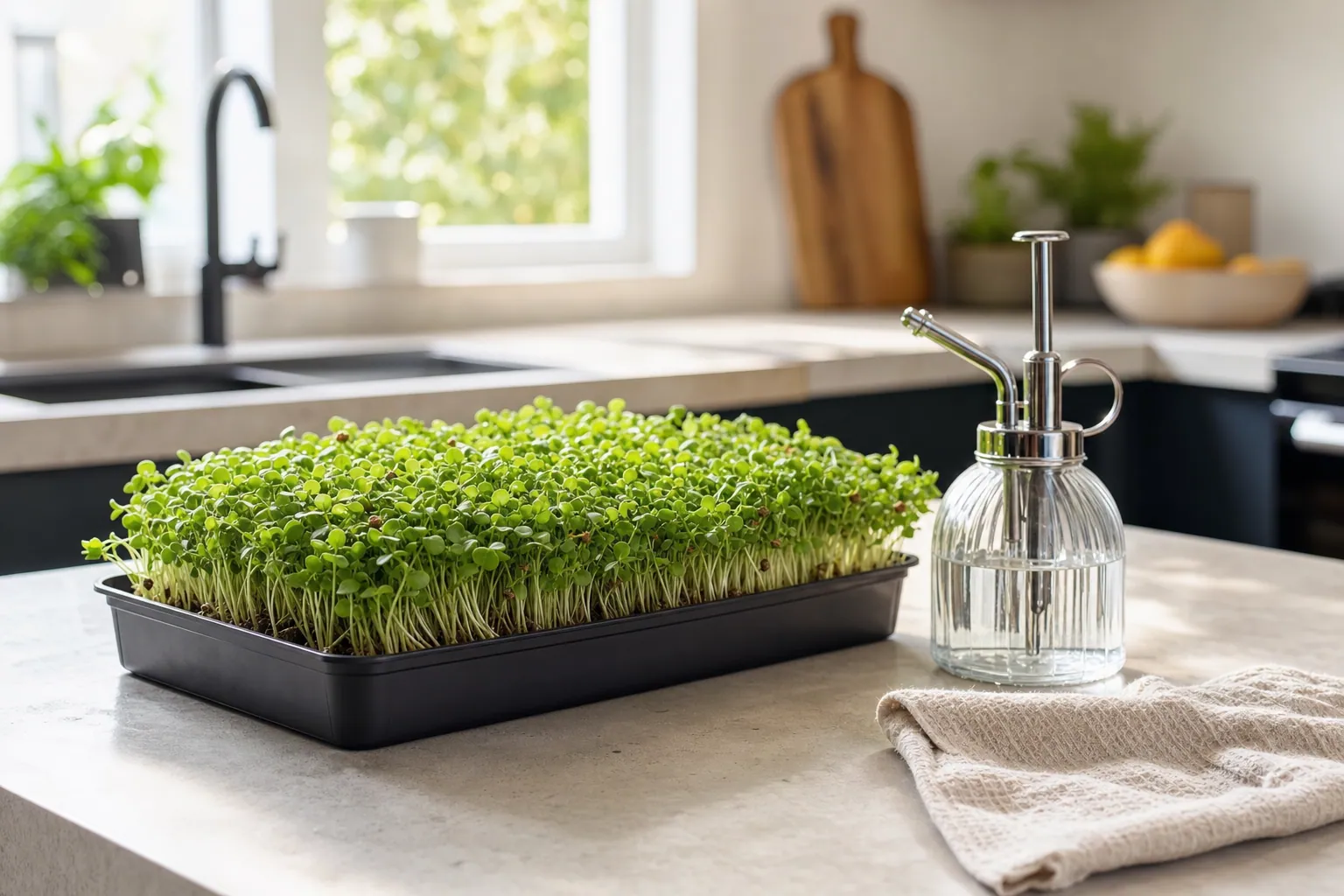 The Mess and Maintenance of Growing Microgreens — Solved