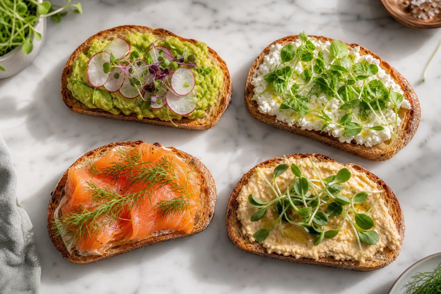 Microgreens on Toast: Beyond Avocado