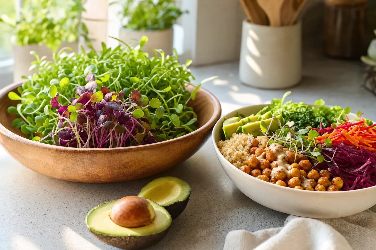 How to Add Microgreens to a Vegan Diet (Daily Ideas)