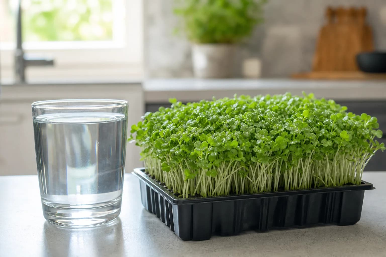 Water for Microgreens: pH, EC and Quality
